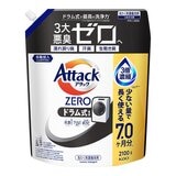 Attack ZERO 超濃縮噴槍型洗衣凝露 滾筒型專用 400公克 + 補充包 2100公克