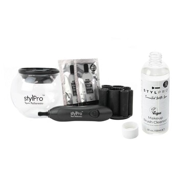STYLPRO 化妝刷具清洗器 + 清潔液 150 毫升 STYLPRO 化妝刷具清洗器 + 清潔液 150 毫升