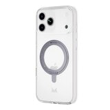 MONOCOZZI ESSENTIALS 磁吸360旋轉支架不發黃透明防摔保護殼(相機按鍵)+2.5D滿版高透耐保護貼組合 iPhone 17 Pro Max