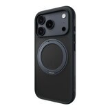 MAGEASY MagStand 360 M 磁吸旋轉支架防摔手機殼 iPhone 17 Pro(午夜) + 鏡頭保護貼Lenz(午夜) + Vetro 9H 鋼化玻璃保護膜