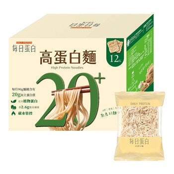 每日蛋白 高蛋白麵 90公克 X 12入