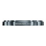 MAGEASY MagStand 360 M 磁吸旋轉支架防摔手機殼 iPhone 17 Pro(透明) + 鏡頭保護貼Lenz 鈦合金(迷霧鈦) + Vetro 9H 鋼化玻璃保護膜