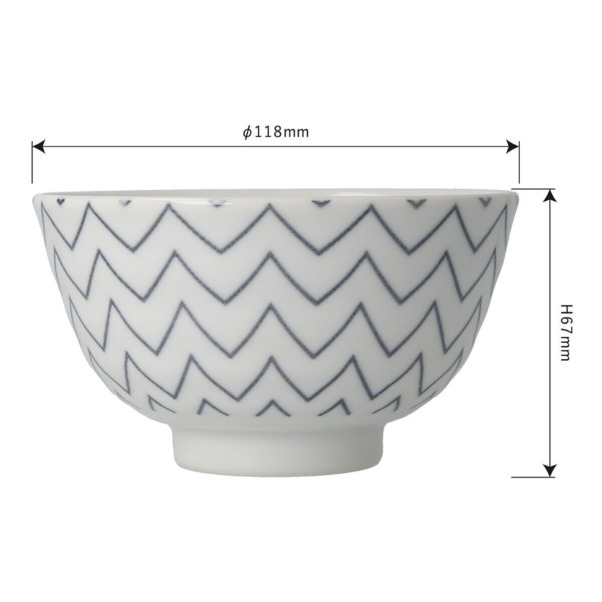 Minoyaki 日本製美濃燒飯碗 8件組 幾何 Minoyaki 日本製美濃燒飯碗 8件組 幾何