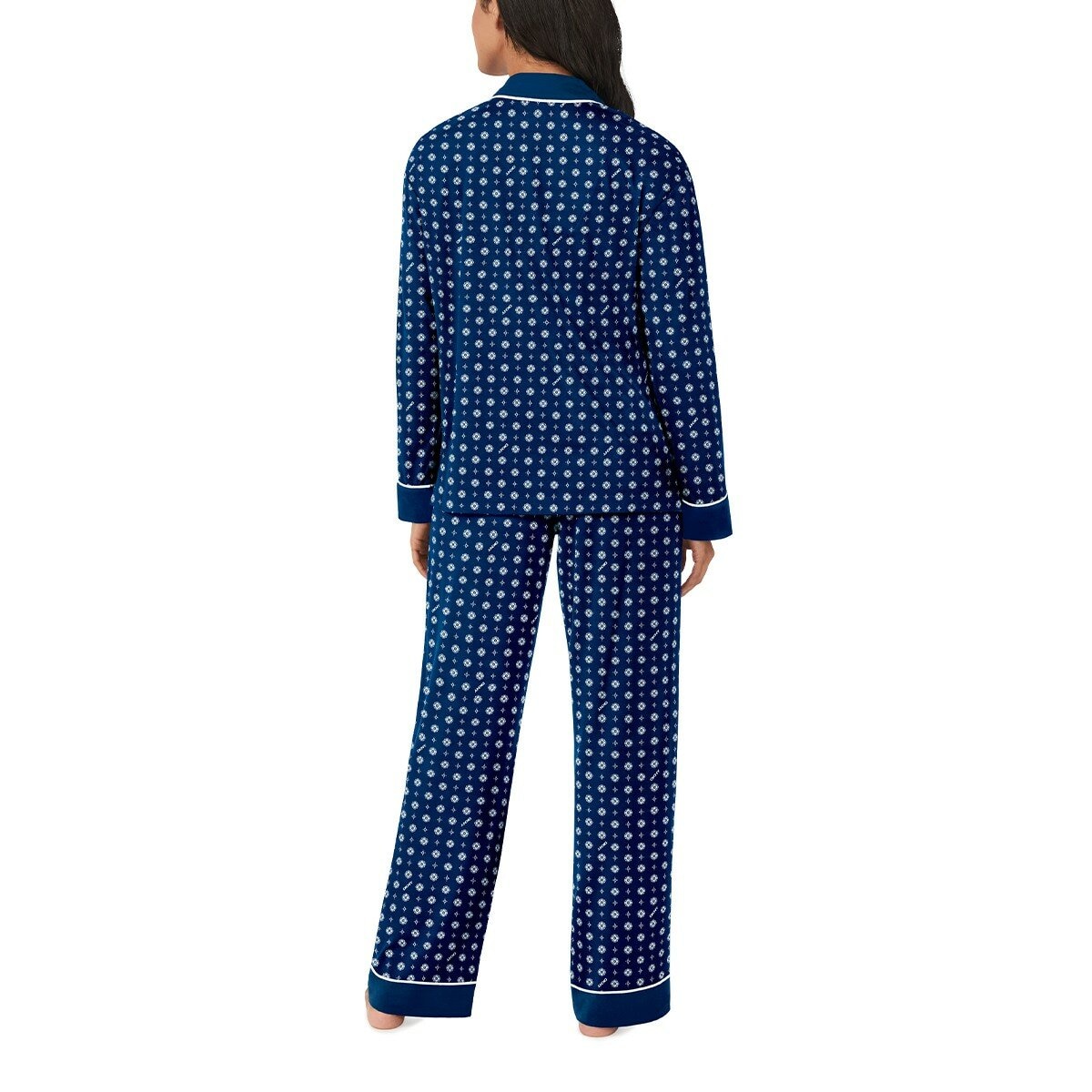 DKNY 女長袖睡衣套組 深藍