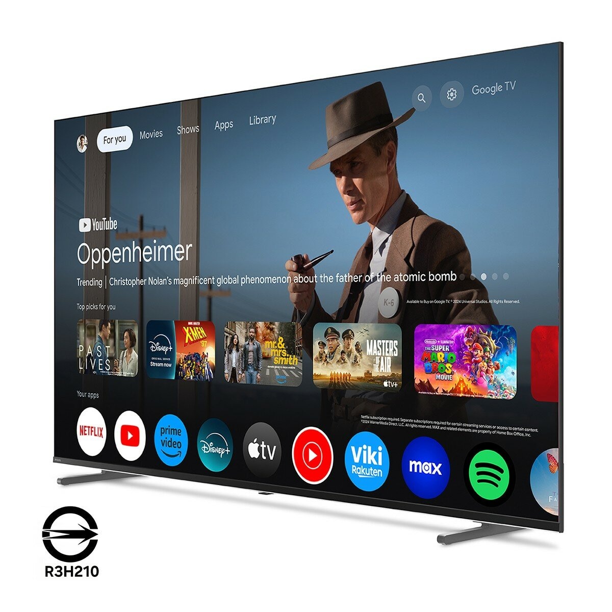 飛利浦 55吋 4K MiniLED 144Hz Google TV 顯示器 55MLED800/96 飛利浦 55吋 4K MiniLED 144Hz Google TV 顯示器 55MLED800/96