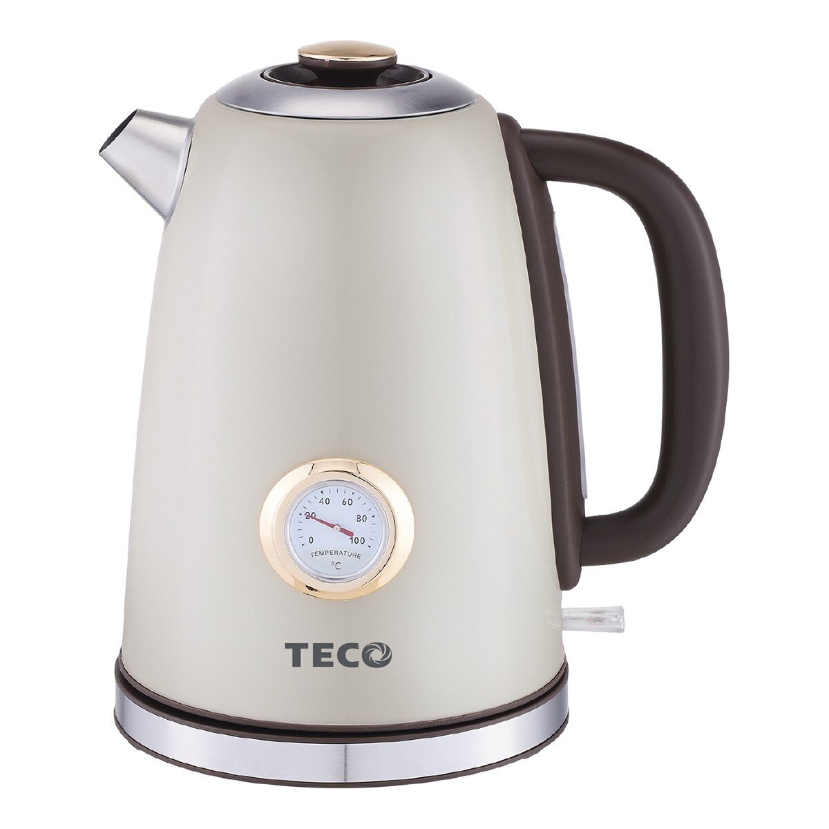 東元 溫控復古水溫表電熱快煮壺 白色