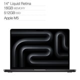 Apple 14 吋 MacBook Pro M5晶片 10核心CPU 10核心GPU 16GB 512GB SSD