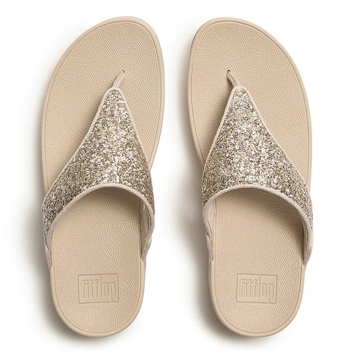 FitFlop 女夾腳拖鞋 金