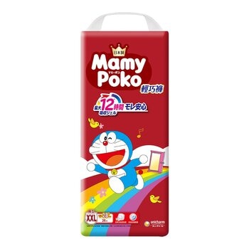 滿意寶寶 哆啦A夢輕巧褲 日本境內版 XXL號 104片