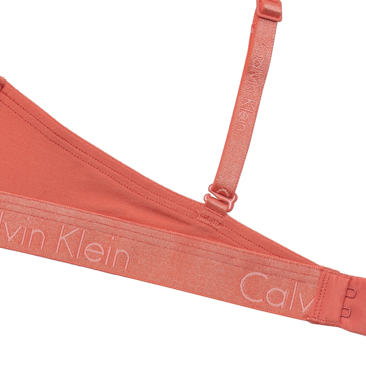 Calvin Klein 女舒適軟鋼圈內衣2入組 白色 & 石英粉紅色