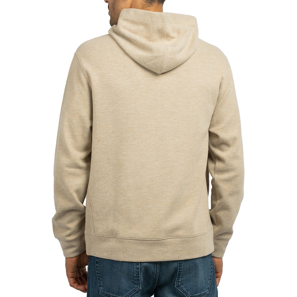 Jachs 男羊毛混紡連帽上衣 卡其