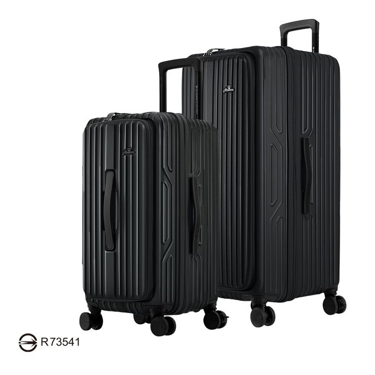 Arowana 23.5吋 + 29.5吋 河馬運動行李箱組合 黑色