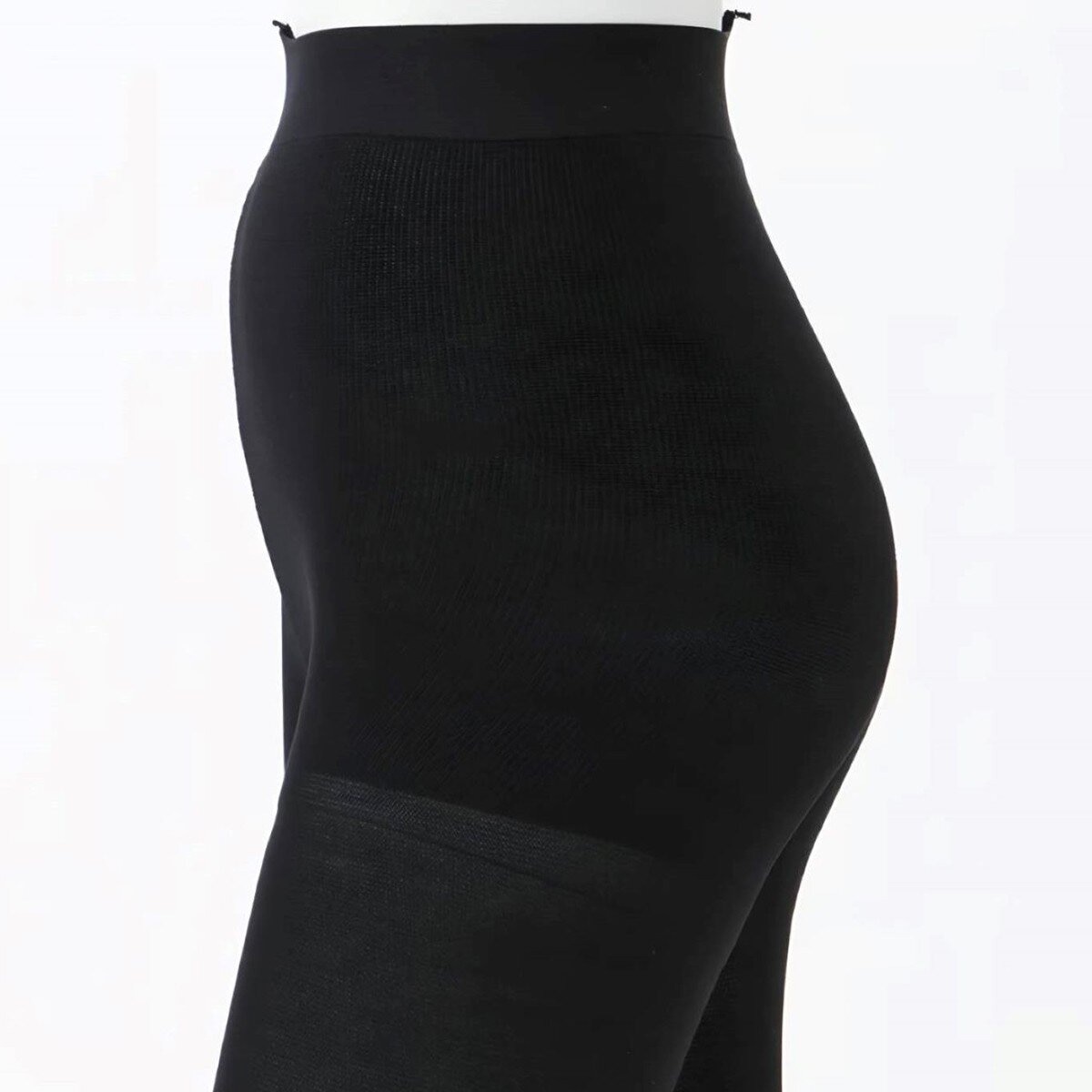 郡是 110丹尼棉混10分丈女褲襪 黑