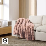 House & Home 泡泡毛舒適毯 152公分 X 177公分 粉