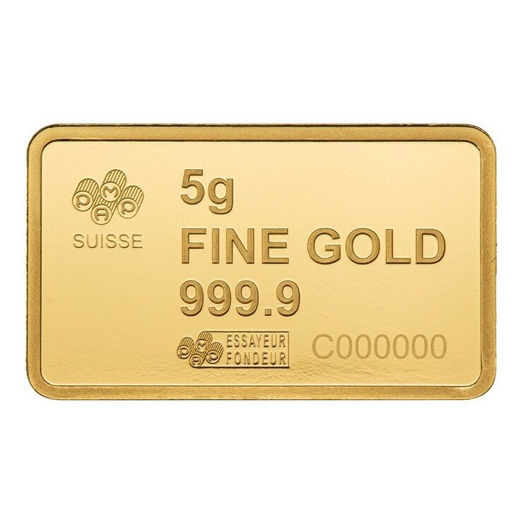 PAMP 美國白頭鷹 黃金條塊 999.9純金 5公克