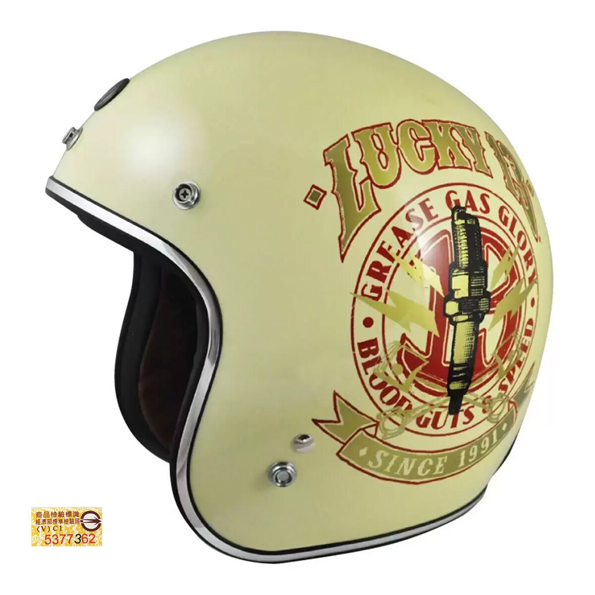 TORC 3/4 防護頭盔 T-50 Spark Plug