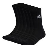 Adidas 男中筒襪六入組 黑