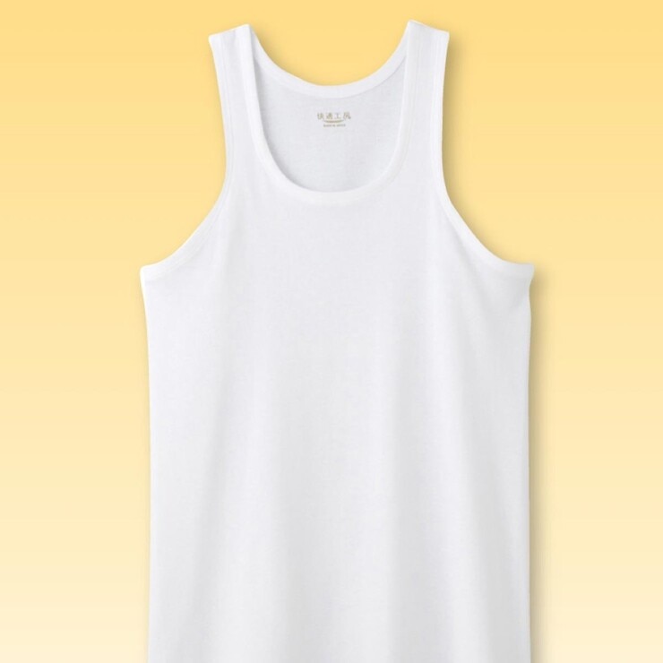 郡是 日本製快適工房男抗菌防臭背心