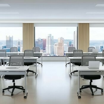 Backbone 折疊培訓桌 120公分 X 45公分 白色