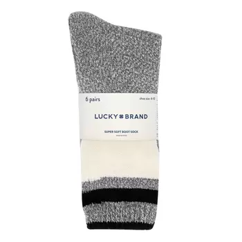 Lucky Brands 女室內保暖中長襪六入 Lucky Brands 女室內保暖中長襪六入