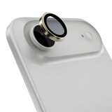 MAGEASY Bright M 不發黃軍規磁吸透明殼 iPhone Air (白磁圈) + 鏡頭保護貼Lenz(沙漠) + Vetro 9H 鋼化玻璃保護膜
