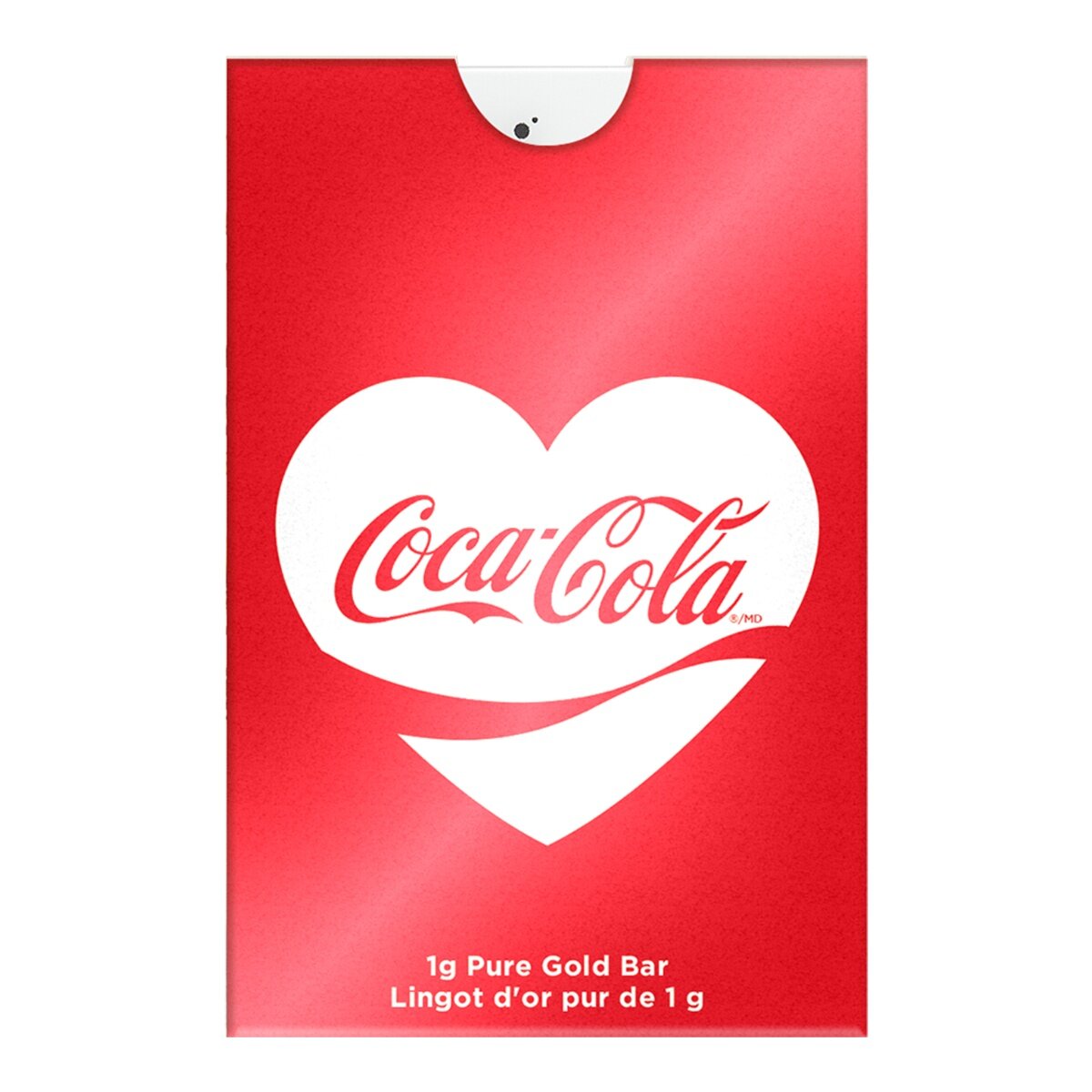 PAMP 可口可樂黃金條塊 999.9純金 1公克