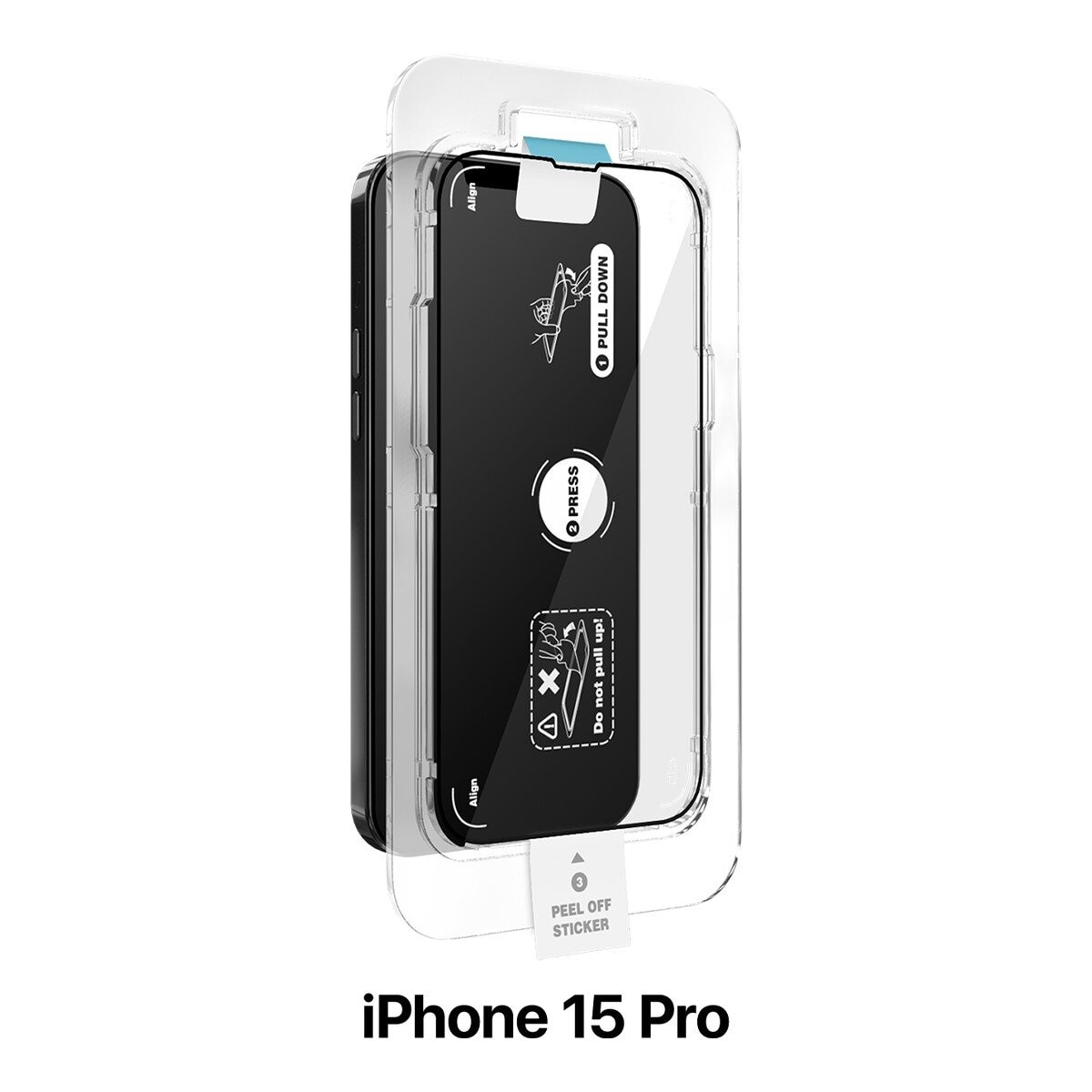 Simmpo TÜV AR抗藍光簡單貼 2入組 iphone 15 pro