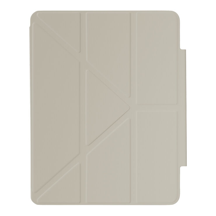 MAGEASY Facet 全方位支架透明背蓋保護套 (筆槽款) 適用於 2024 iPad Pro 13吋