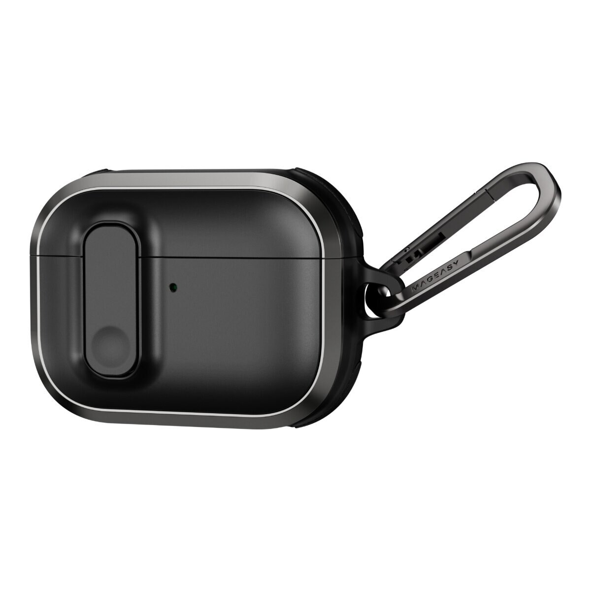 MAGEASY Odyssey with Wrist Strap 抗衝擊磁扣耳機殼 AirPods Pro 3 金屬黑 MAGEASY Odyssey with Wrist Strap 抗衝擊磁扣耳機殼 AirPods Pro 3 金屬黑