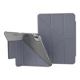 MAGEASY Facet 全方位支架透明背蓋保護套 2024 iPad Pro 11吋 阿拉斯加藍