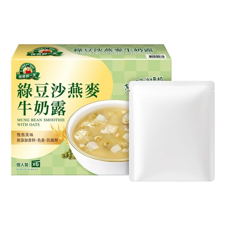 得意的一天 綠豆沙燕麥牛奶露 300公克 X 6包 得意的一天 綠豆沙燕麥牛奶露 300公克 X 6包