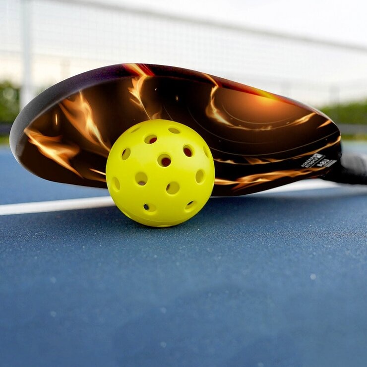 KASACA 火焰碳纖無邊匹克球拍