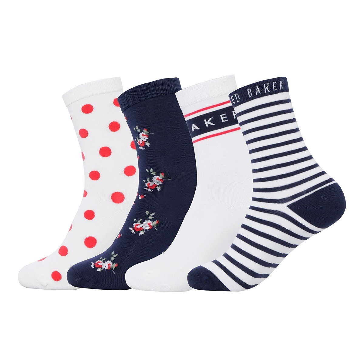 Ted Baker 女中筒襪四入組