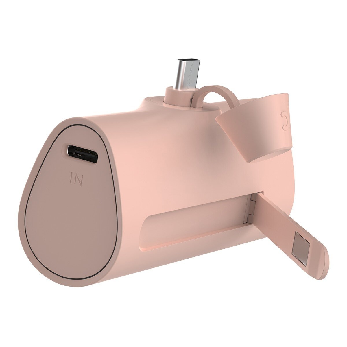 PQI USB-C 20W 快充口袋行動電源 PD05 兩入組 粉紅色