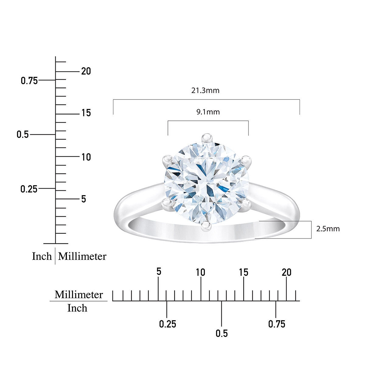 3.01克拉 鉑金 圓形鑽石戒指 VVS1/G