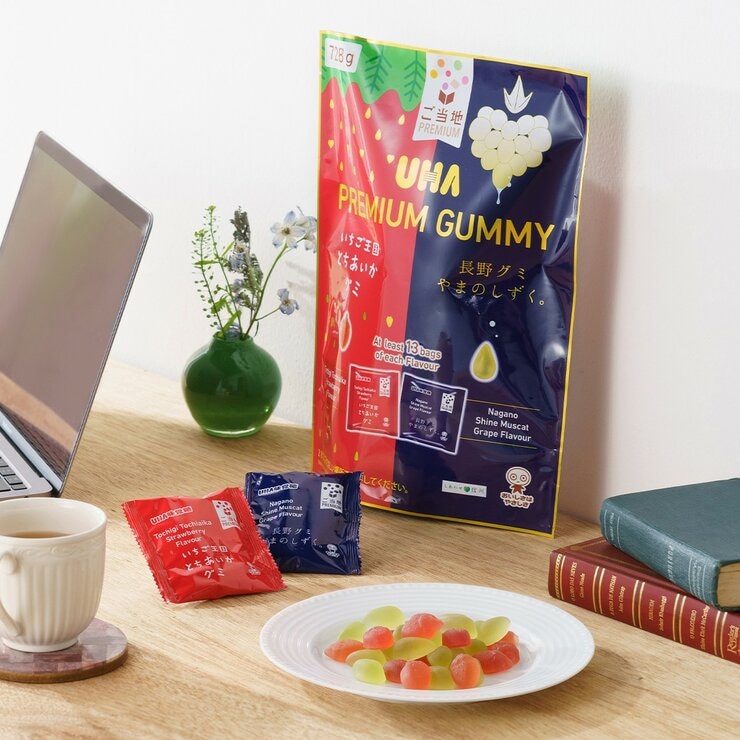 UHA 味覺糖 日本草莓 & 麝香葡萄 728公克