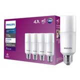 飛利浦 11W LED Stick 燈泡真彩版 4入 白色
