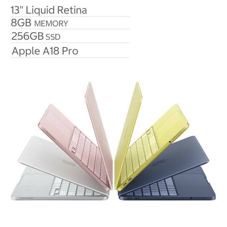 Apple MacBook Neo 13吋 搭配 A18 Pro晶片 6核心CPU 5核心GPU 8GB 256GB SSD Apple MacBook Neo 13吋 搭配 A18 Pro晶片 6核心CPU 5核心GPU 8GB 256GB SSD