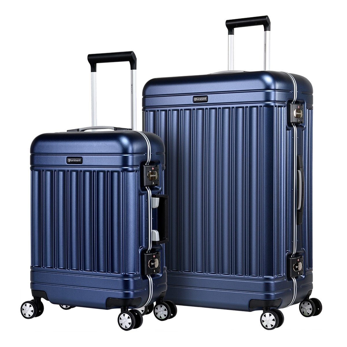Eminent 20吋 + 28吋 PC 鋁合金細框行李箱組 新品藍