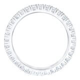 1.0克拉 14K白K金 圓形鑽石戒指 VS2/I