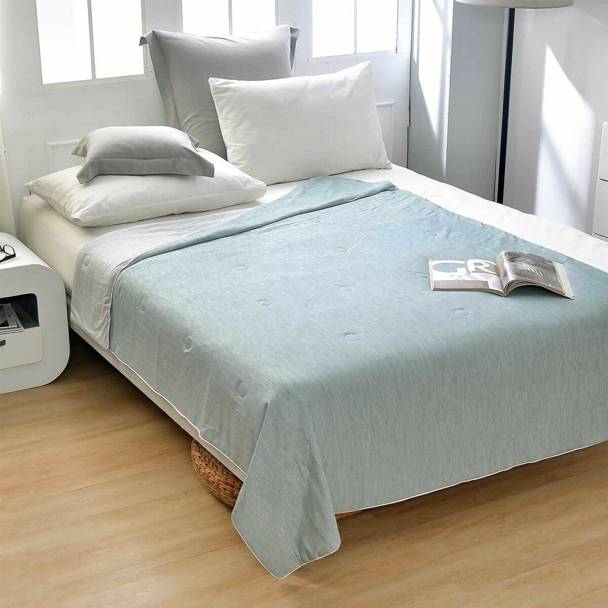 La Belle 素色涼感被 150公分 X 200公分 抹茶 La Belle 素色涼感被 150公分 X 200公分 抹茶