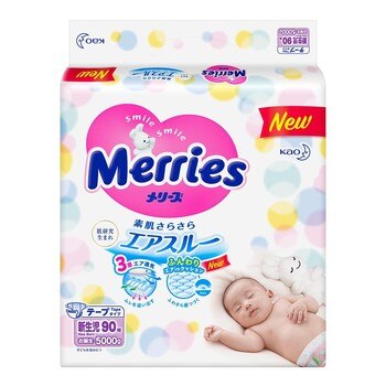 妙而舒金緻柔點透氣紙尿布 NB 號 360片 - 日本版 妙而舒金緻柔點透氣紙尿布 NB 號 360片 - 日本版