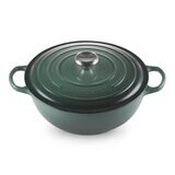 Le Creuset 媽咪鑄鐵鍋 含鋼頭鍋蓋 28公分 綠光森林