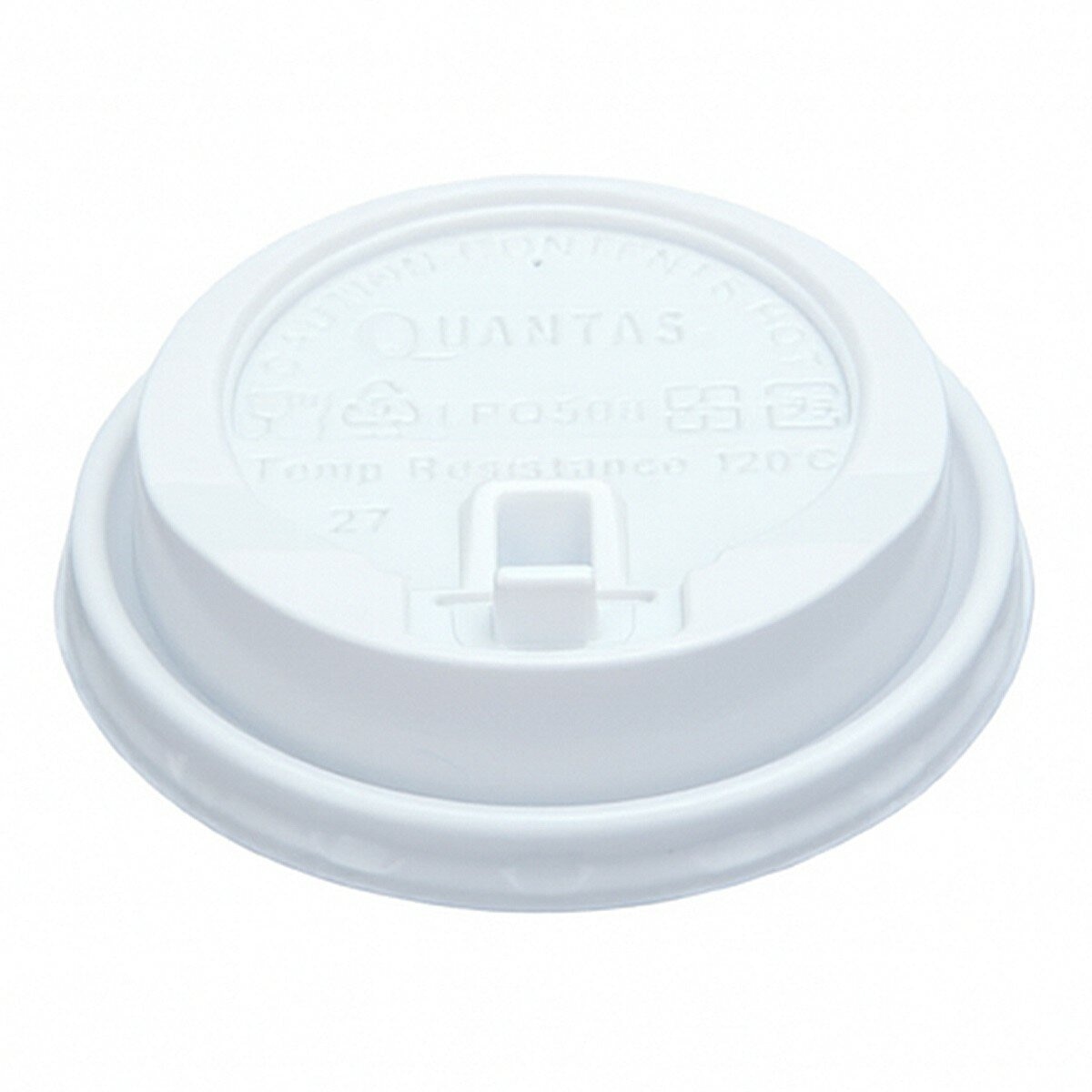 空白冷熱共用紙杯 236毫升 X 1000入 + 熱杯蓋 (白) 236毫升 X 1000入