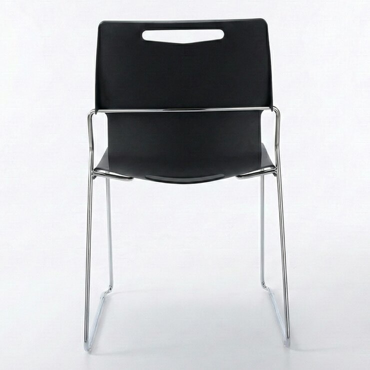 Musical Chairs Cache 可堆疊辦公椅 黑