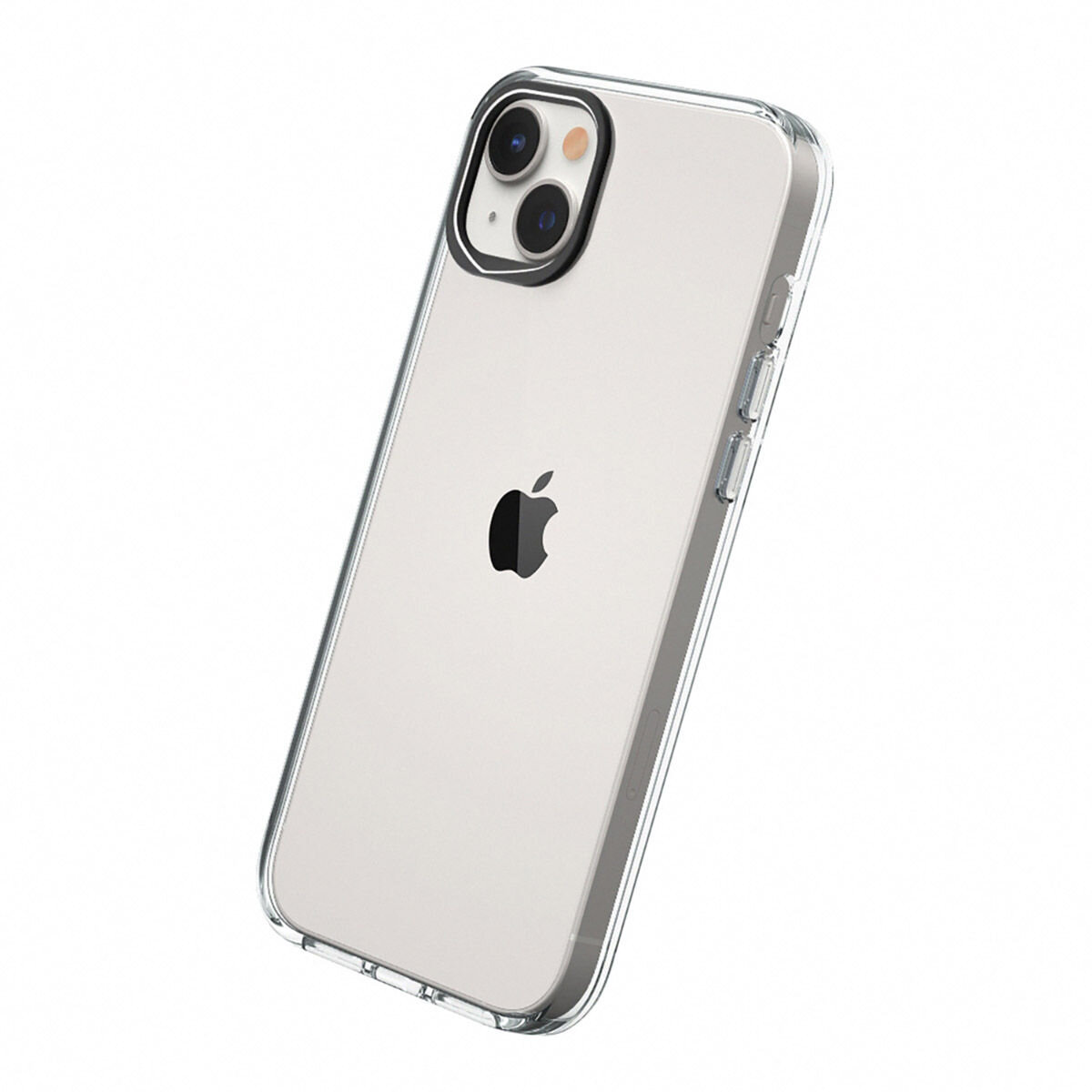 犀牛盾 iPhone 14 Plus Clear 透明防摔手機殼 + 9H 3D滿版螢幕玻璃保護貼 + 手機掛繩 曙光灰