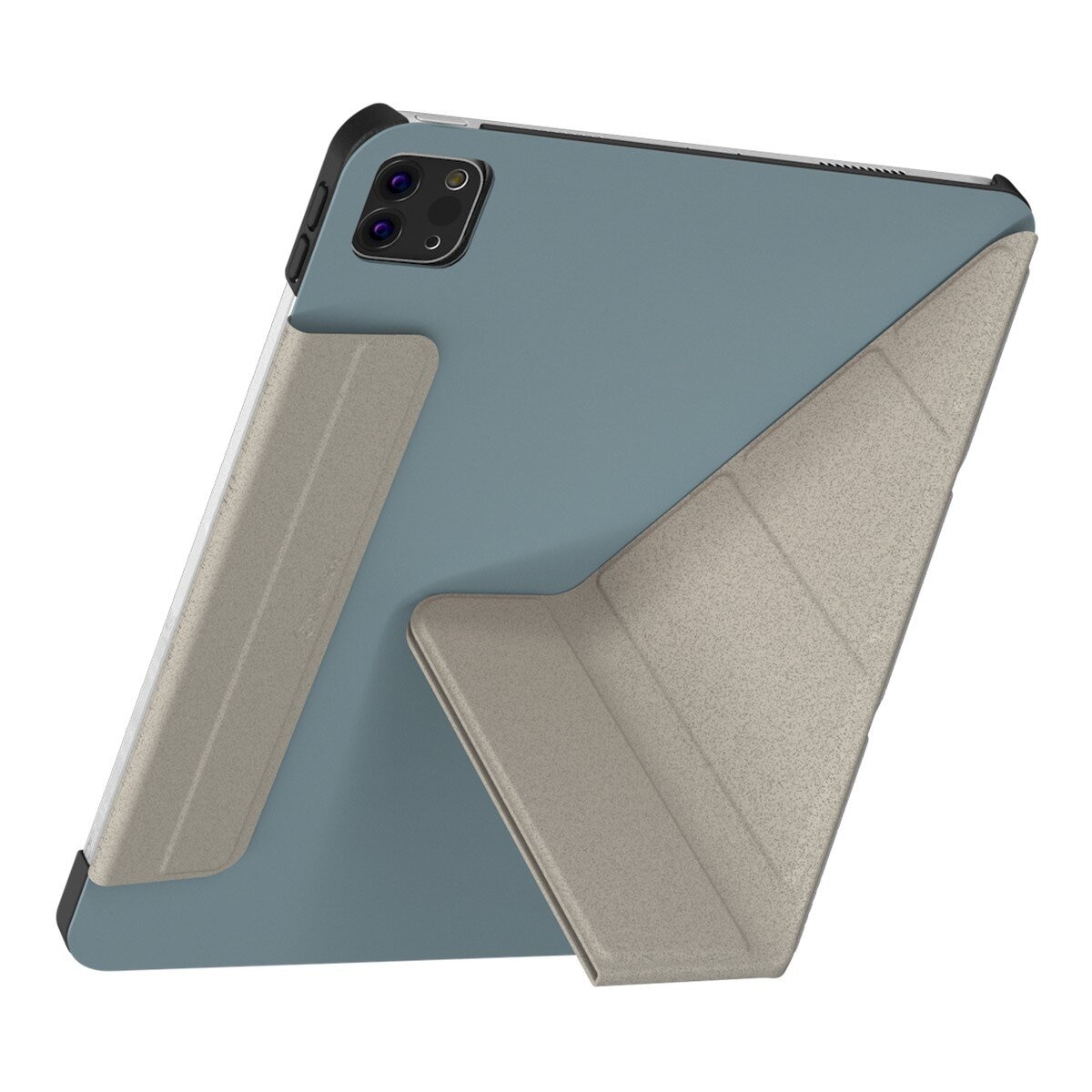 SwitchEasy Origami 全方位多角度支架保護套 iPad Air 11吋 M3 / M2 & iPad Pro 11吋 2022 M2 - 2018 & iPad Air 10.9吋 2022-20 寧靜藍