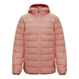 MAMMUT 女連帽羽絨外套 橘色