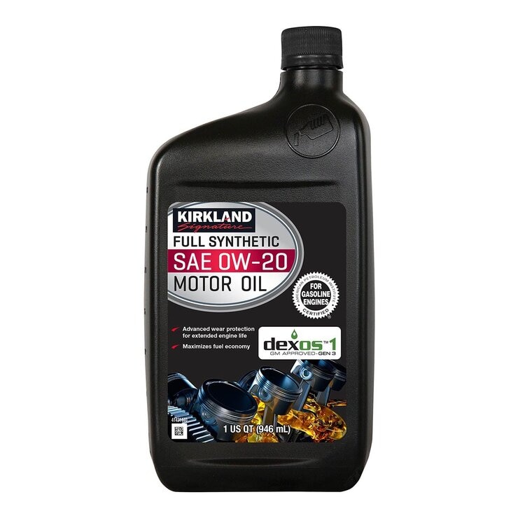 科克蘭 全合成機油 0W-20 946毫升 X 6入