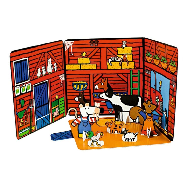 小鼠梅西變立體套書（共２冊）：小鼠梅西的家變立體囉！＋小鼠梅西的農場變立體囉！